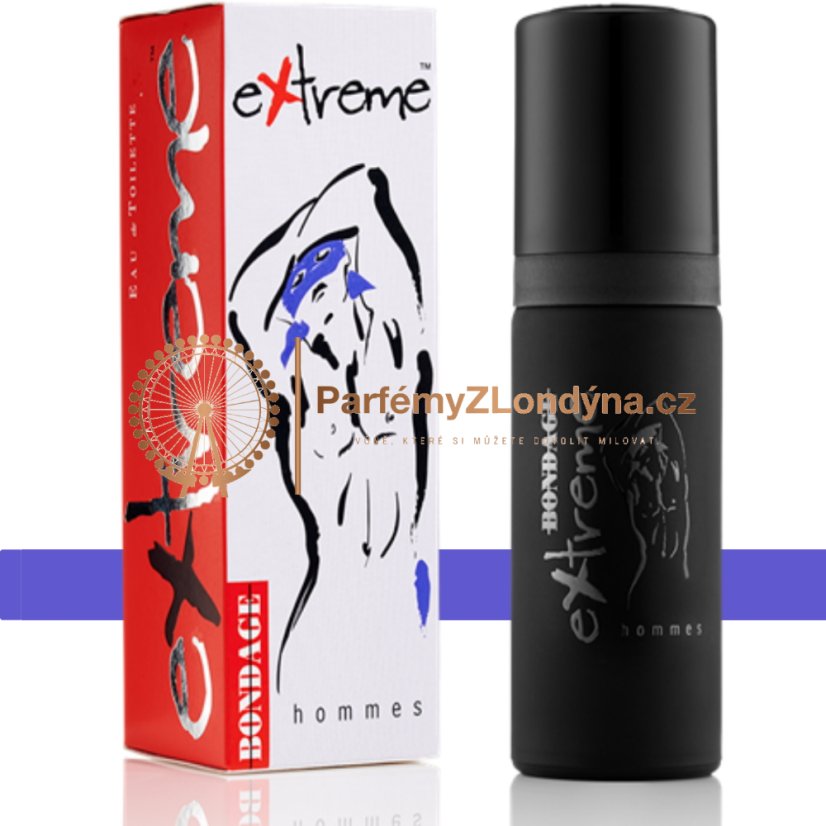 Bondage Extreme Hommes pánská toaletní voda 50ml - původní flakon a krabička Milton-Lloyd