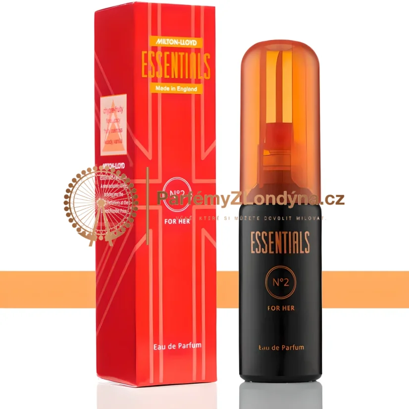 Essentials No. 2 dámská parfémová voda 50ml - flakon a krabička Milton-Lloyd