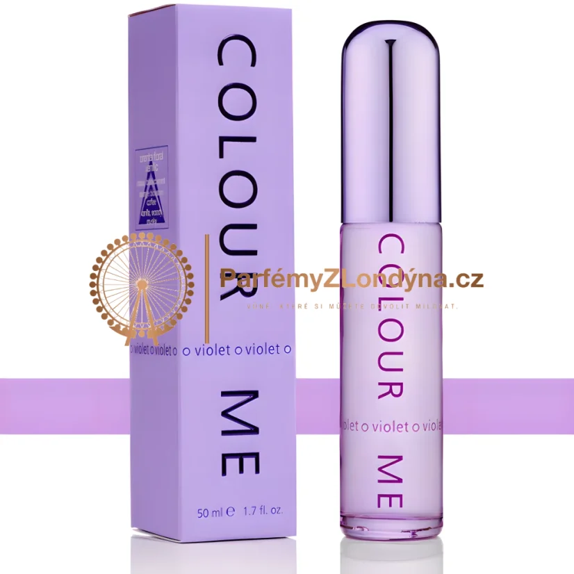 Colour Me Violet dámská parfémová voda 50ml - flakon a krabička Milton-Lloyd