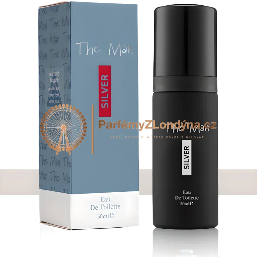 The Man Silver pánská toaletní voda 50ml - nový flakon a krabička Milton-Lloyd