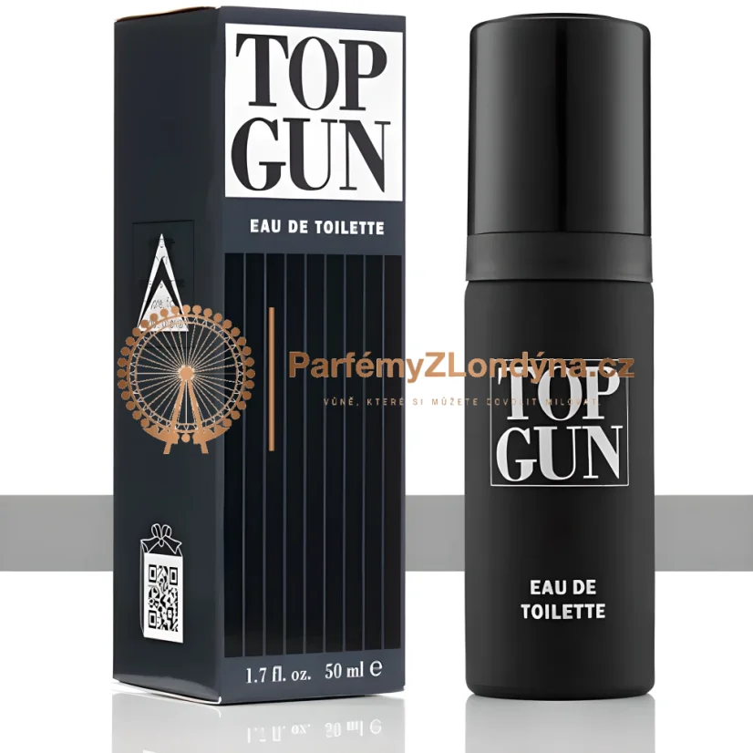 Top Gun pánská toaletní voda 50ml - původní flakon a krabička Milton-Lloyd