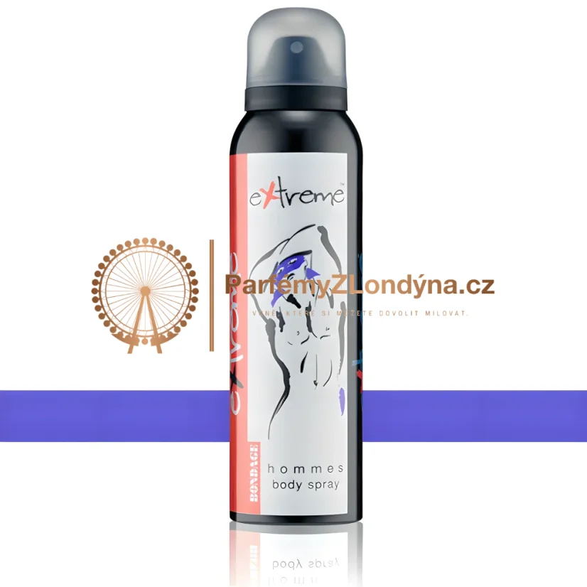 Bondage Extreme Hommes Body Spray pánská sprej 150ml - sprej Milton-Lloyd