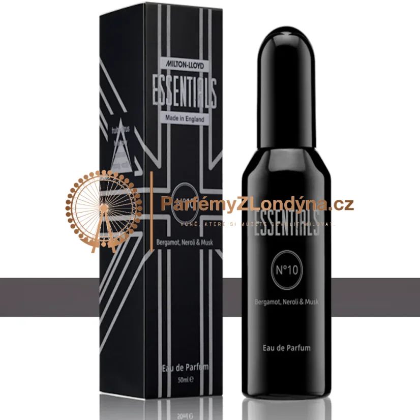 Essentials No. 10 pánská toaletní voda 50ml - nový flakon a krabička Milton-Lloyd