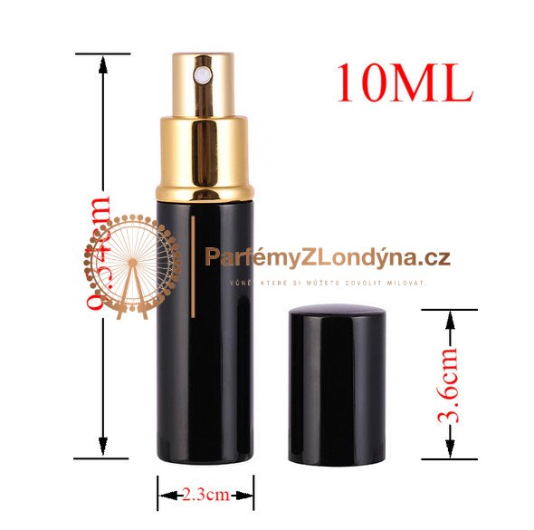 Flakon na parfém CACIFER 10 ml - Barva: Šedo-modrá