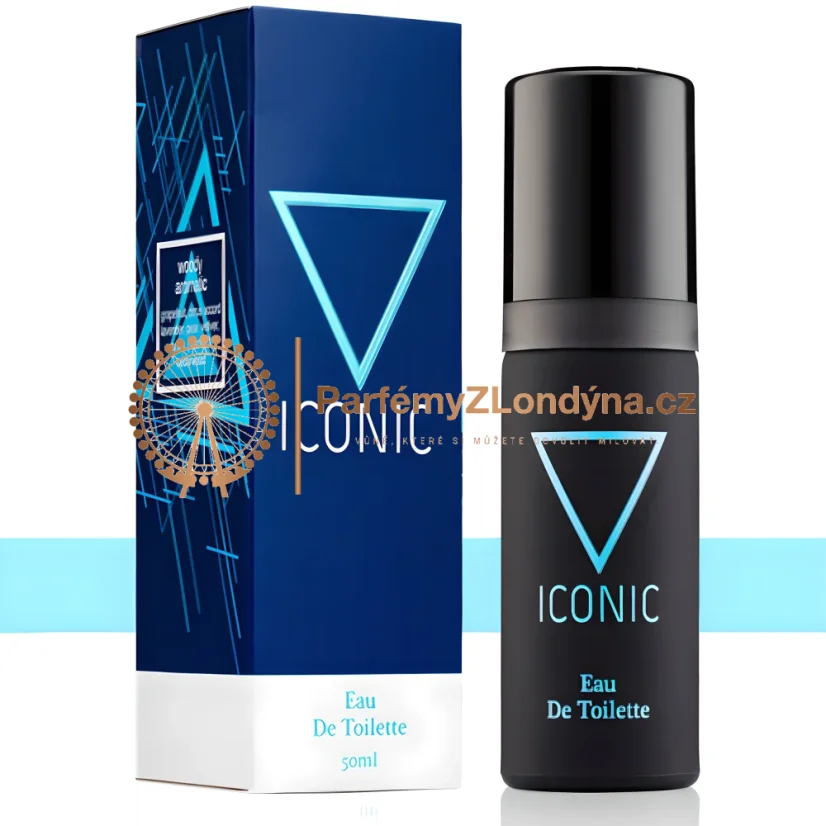 Iconic pánská toaletní voda 50ml - flakon a krabička Milton-Lloyd