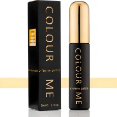 Colour Me Femme Gold dámská parfémová voda 50ml - flakon a krabička Milton-Lloyd Colour Me Femme Gold dámská parfémová voda 50ml - flakon a krabička Milton-Lloyd