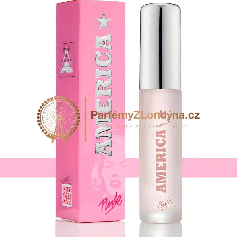 America Pink dámská parfémová voda 50ml - flakon a krabička Milton-Lloyd