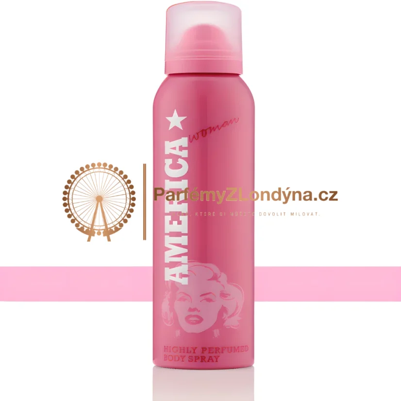 America Pink Body Spray dámský sprej 150ml - sprej Milton-Lloyd