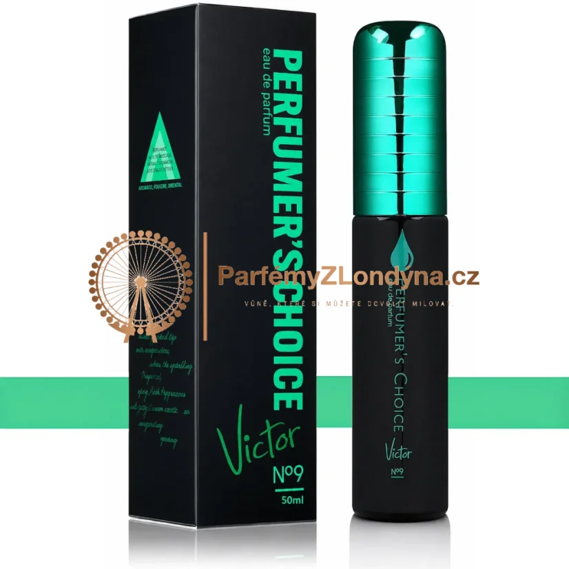 No.9 Victor pánská toaletní voda 50ml - nový flakon a krabička Milton-Lloyd