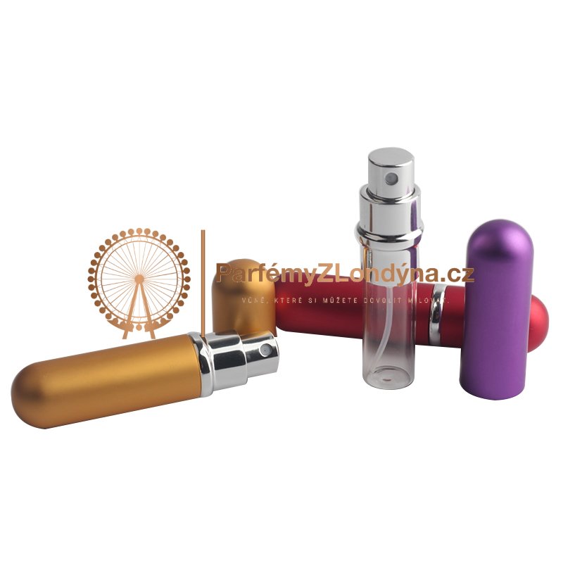 Flakonek na parfém MUB 5 ml - Barva: Zelená