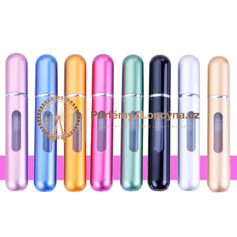 Plnitelný flakon na parfém REFILL 8 ml - Barva: Modrá