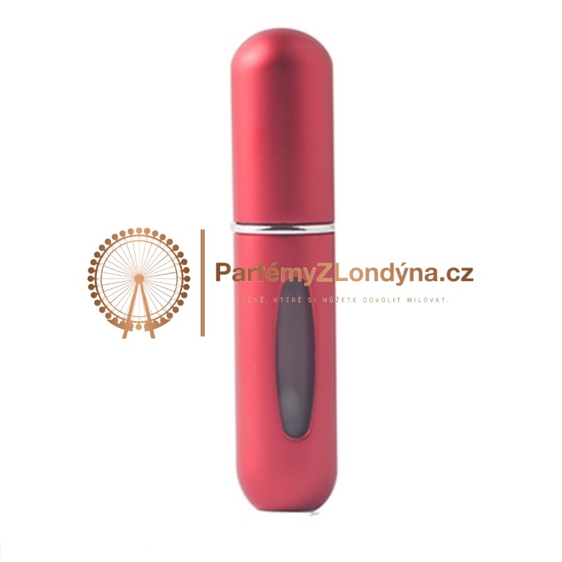 Cestovní rozprašovač na parfém REFILL 5 ml - Barva: Růžově červená