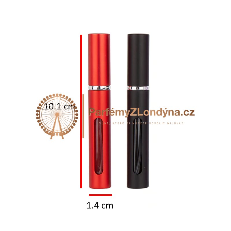 Cestovní flakon na parfém CACIFER 5 ml - Barva: Fialová