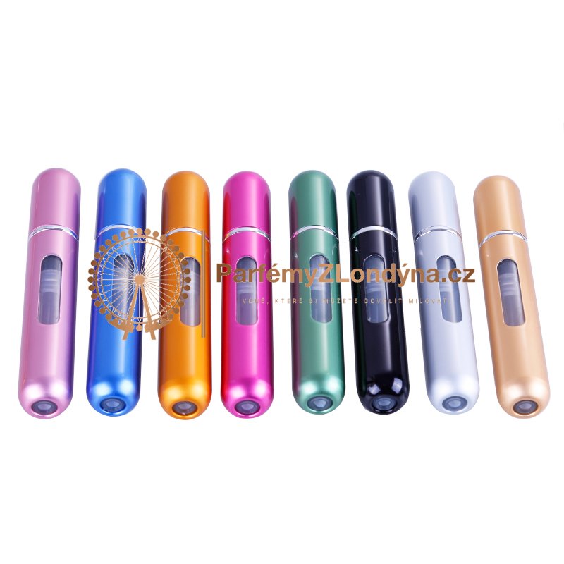Plnitelný flakon na parfém REFILL 8 ml - Barva: Modrá