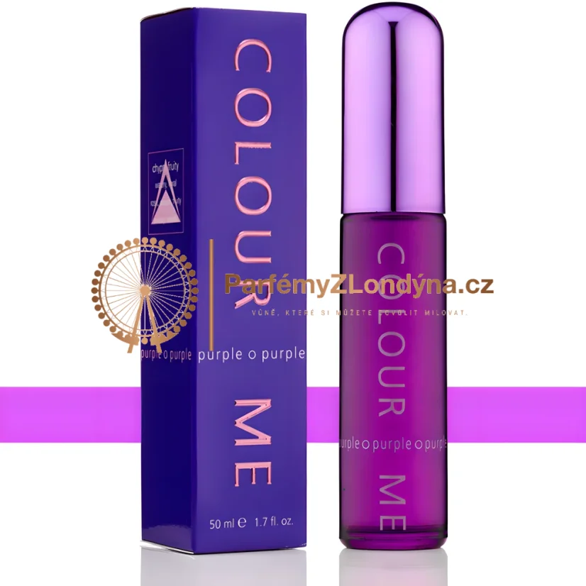 Colour Me Purple dámská parfémová voda 50ml - flakon a krabička Milton-Lloyd