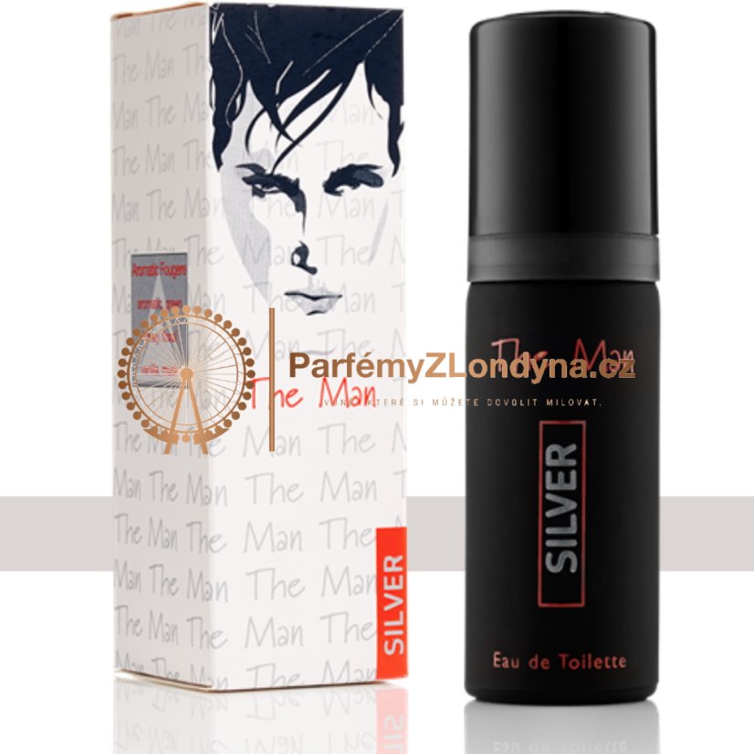 The Man Silver pánská toaletní voda 50ml - původní flakon a krabička Milton-Lloyd
