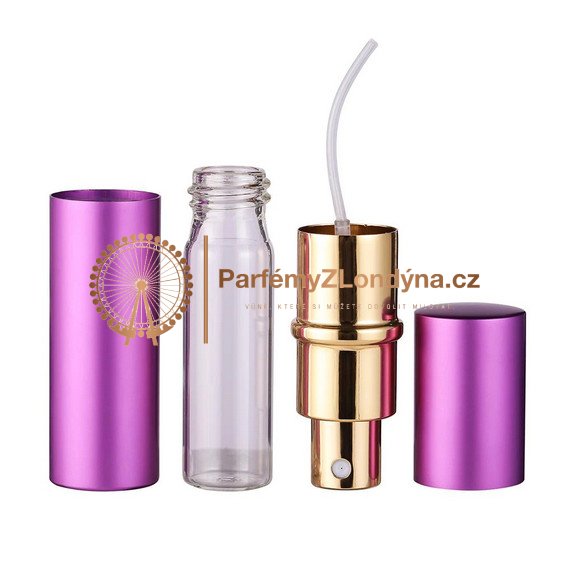 Flakon na parfém CACIFER 10 ml - Barva: Šedo-modrá